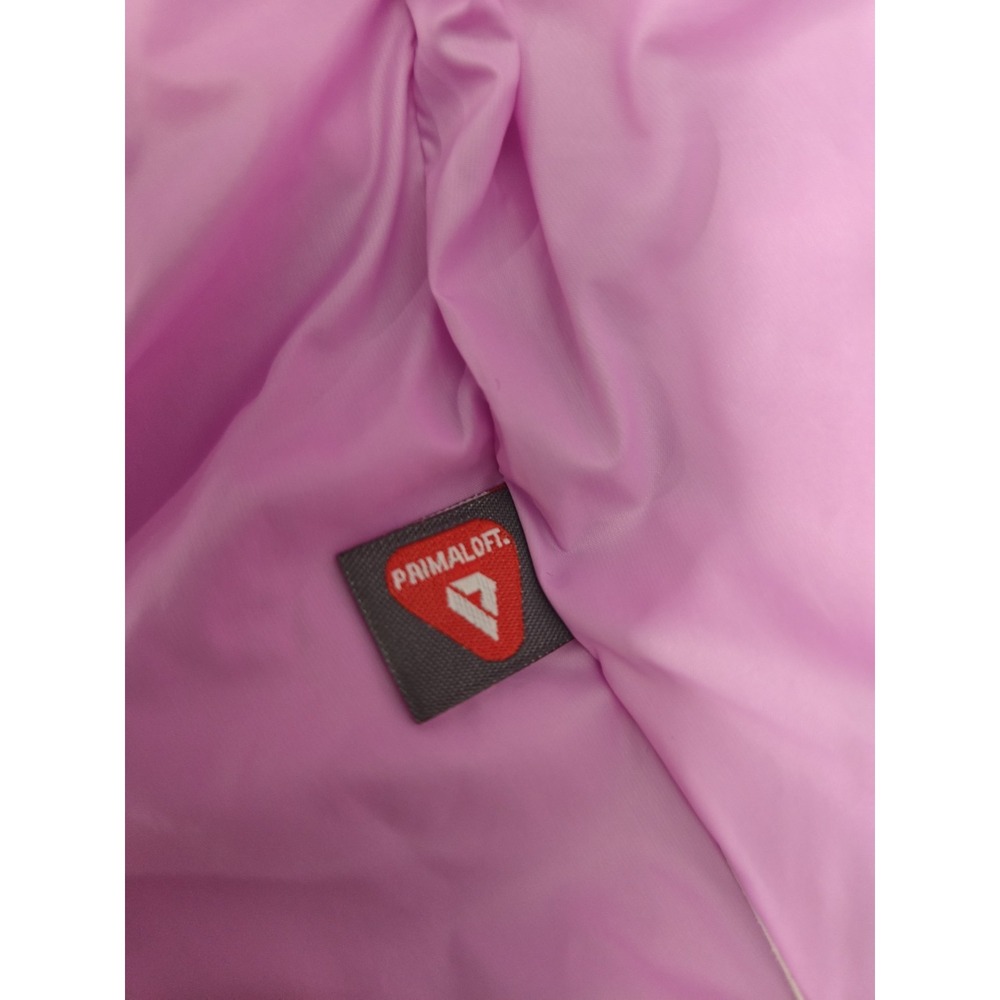 Puma Ami Puffer Jacket Hoodie Large PInk Zip Winter Ski Outdoors Size Small - Picture 6 of 11